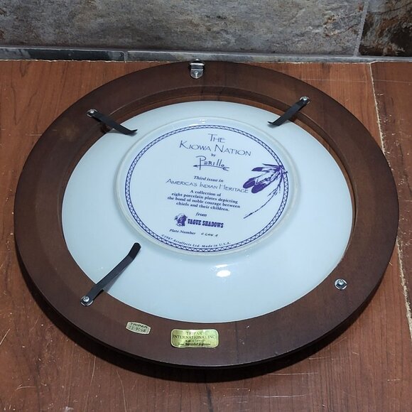 Vague Shadows The Kjowa Nation Decorative Collector Plate by Perillo - Picture 16 of 16